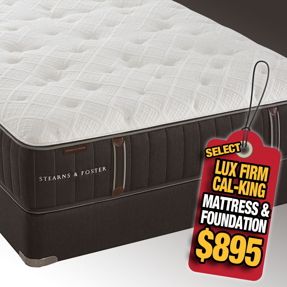 Stearns & Foster CalKing Luxury Firm Non Pillow Top Arizona Mattress