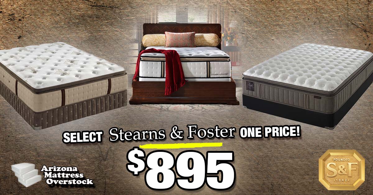 Facebook3MattressLogoStearns Arizona Mattress Overstock